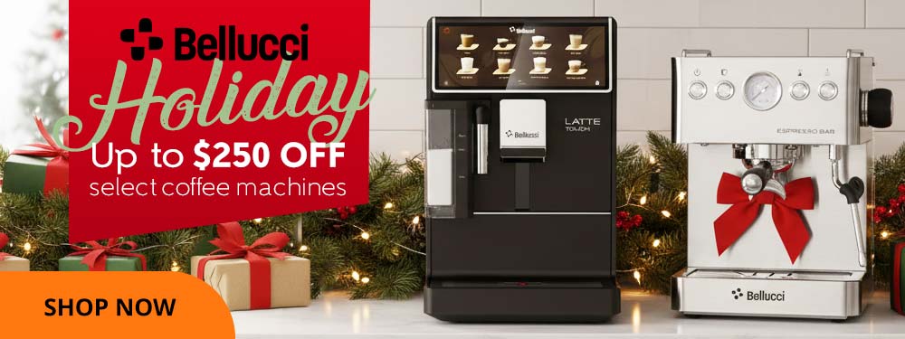 Bellucci Holiday Discounts on select Coffee Machines