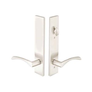 Emtek 17B6 10" Modern Non-Keyed American Style Thumbturn Inside, Fixed Handles Multi Point Lock Trim