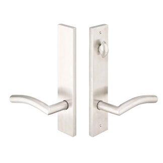 Emtek 18A3SS 11" Modern Non-Keyed American Style Thumbturn Inside Multi Point Lock Trim, Brushed Stainless Steel