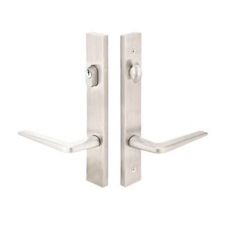 Emtek 18B1SS 10" Modern Keyed Multi Point Lock Trim, Brushed Stainless Steel