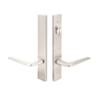 Emtek 18B3SS 10" Modern Non-Keyed American Style Thumbturn Inside Multi Point Lock Trim, Brushed Stainless Steel