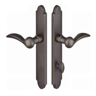 Emtek 1113 11" Arched Sandcast Non-Keyed American Style Thumbturn Inside Multi Point Lock Trim