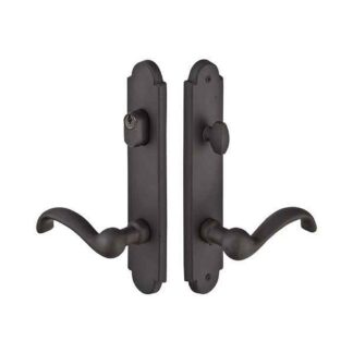 Emtek 1221 10" Arched Sandcast Keyed Multi Point Lock Trim