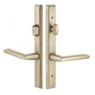 Emtek 1251 11" Rectangular Sandcast Keyed Multi Point Lock Trim