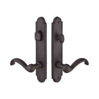 Emtek 1321 10" Arched Sandcast Keyed Multi Point Lock Trim