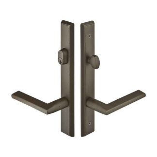 Emtek 1451 11" Rectangular Sandcast Keyed Multi Point Lock Trim
