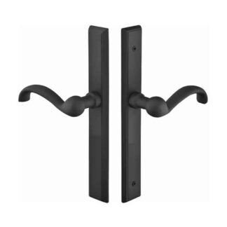 Emtek 1552 11" Rectangular Sandcast Non-Keyed Passage Multi Point Lock Trim