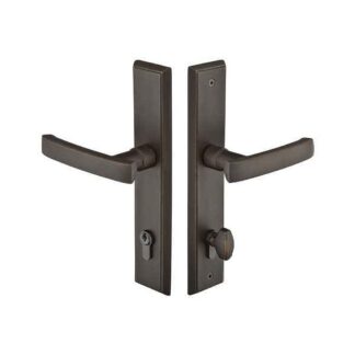 Emtek 1561 10" Rectangular Sandcast Keyed Multi Point Lock Trim