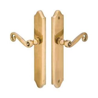 Emtek 1584 10-1/2" Concord Non-Keyed Fixed Handle Outside, Operating Handle Inside Multi Point Lock Trim