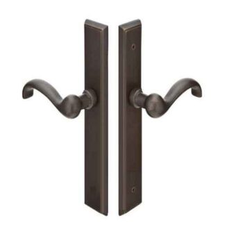 Emtek 1652 11" Rectangular Sandcast Non-Keyed Passage Multi Point Lock Trim