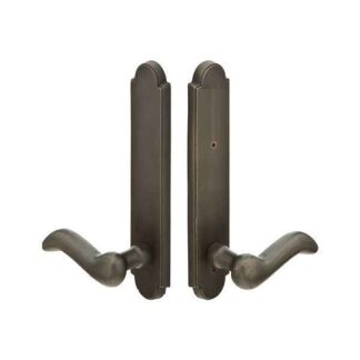Emtek 1725 10" Arched Sandcast Dummy Multi Point Lock Trim