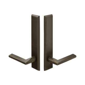 Emtek 1765 10" Rectangular Sandcast Dummy Multi Point Lock Trim