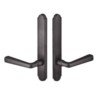 Emtek 1812 11" Arched Sandcast Non-Keyed Passage Multi Point Lock Trim