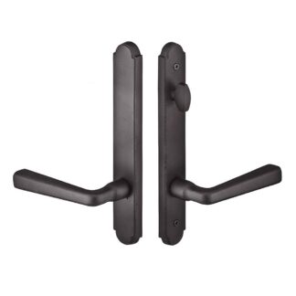Emtek 1813 11" Arched Sandcast Non-Keyed American Style Thumbturn Inside Multi Point Lock Trim