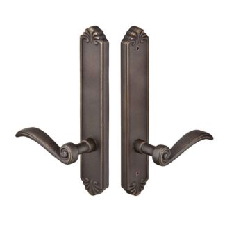 Emtek 1842 10-1/2" Tuscany Non-Keyed Passage Multi Point Lock Trim