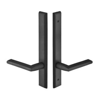 Emtek 1852 11" Rectangular Sandcast Non-Keyed Passage Multi Point Lock Trim