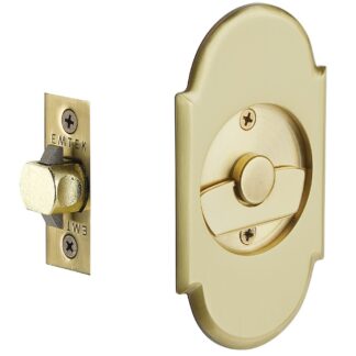 Emtek 2035 #8 Classic Arched Tubular Privacy Pocket Door Lock