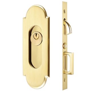 Emtek 2043 #8 Keyed Pocket Door Mortise Lock