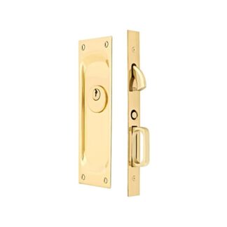 Emtek 2103 2 1/2" x 7 1/2" Classic Keyed Pocket Door Mortise Lock