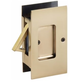 Emtek 2107 2 1/2" x 4 1/2" Modern Rectangular Passage Pocket Door Lock