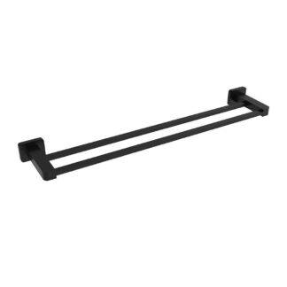 ICO V64185 Spark 24" Double Towel Bar - Matte Black