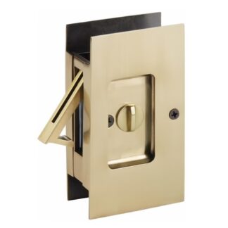 Emtek 2108 2 1/2" x 4 1/2" Modern Rectangular Privacy Pocket Door Lock