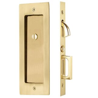Emtek 2115 2 7/8" x 7 1/4" Privacy Modern Rectangular Pocket Door Mortise Lock