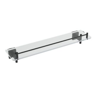 ICO V66765 Heat Glass Shelf - Matte Black