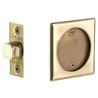 Emtek 2134 Square Passage Pocket Door Tubular Lock