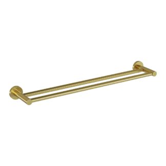 ICO V67188 Lava 24" Double Towel Bar - PVD Brushed Gold
