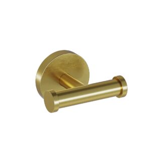 ICO V67228 Lava Double Towel Hook - PVD Brushed Gold