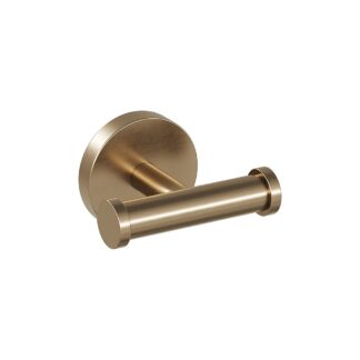 ICO V67229 Lava Double Towel Hook - PVD Brushed Bronze
