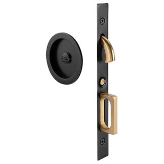 Emtek 2175 2 3/4"D Round Privacy Pocket Door Mortise Lock