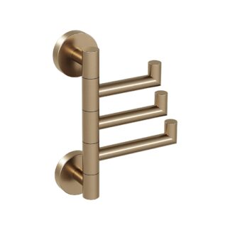 ICO V67279 Lava Swivelling Towel Hook - PVD Brushed Bronze