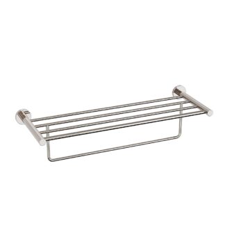 ICO V67726 Lava Towel Shelf With Bar - Polished Nickel