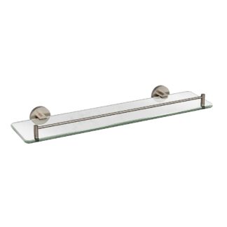 ICO V67764 Lava Glass Shelf - Brushed Nickel