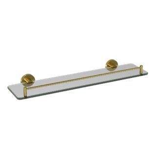 ICO V67768 Lava Glass Shelf - PVD Brushed Gold