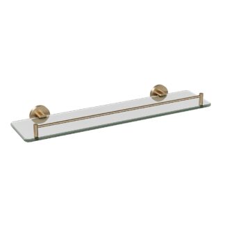 ICO V67769 Lava Glass Shelf - PVD Brushed Bronze