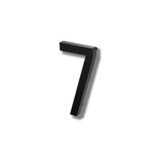 Klassen 1050952 10" Aluminum Cast Elite House number, #7 - Black (N/A)
