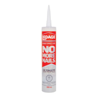 LePage 1654398 266ml No More Nails Ultimate Consruction Adhesive - Clear