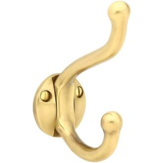 Emtek 2606 Traditional Brass Robe Hook