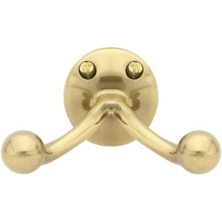 Emtek 2607 Traditional Brass Double Hook