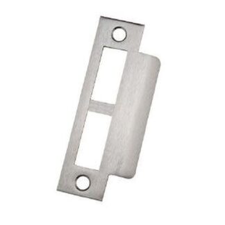 Emtek 86147 Brass Standard Mortise Strike Plate with Understrike and Screws