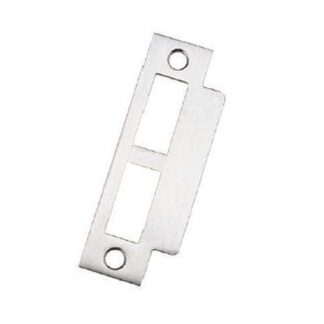 Emtek 86148 Brass Flat Strike Plate for Mortise Locks