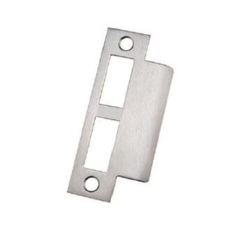 Emtek 86149 Brass Extended Strike Plate for Mortise Locks