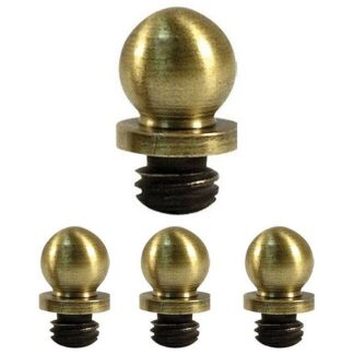 Emtek 97203 Solid Brass Ball Tip Hinge Finial for 3-1/2" x 3-1/2" Solid Brass Residential Duty Hinges