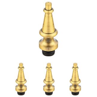 Emtek 97213 Solid Brass Steeple Tip Hinge Finial for 3-1/2" x 3-1/2" Solid Brass Residential Duty Hinges