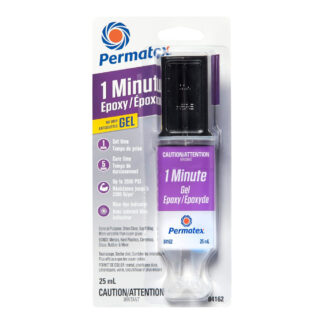 Permatex 84162 25ml 1-Minute Fast Cure Epoxy 2-Part Syringe