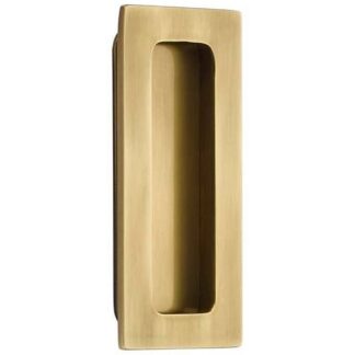 Emtek 220304 Modern Rectangular 4" Flush Pull