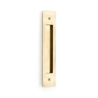 Emtek 221710 Modern Rectangular Flush Pull for 8" C-to-C Door Pull Flush Pull